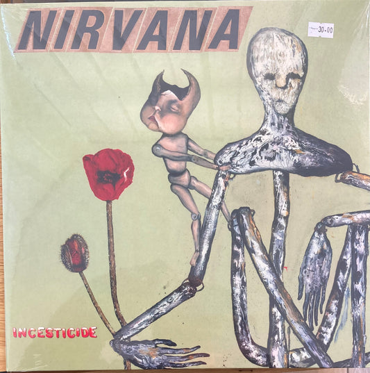 The front of ‘Nirvana - Incesticide’ on vinyl 