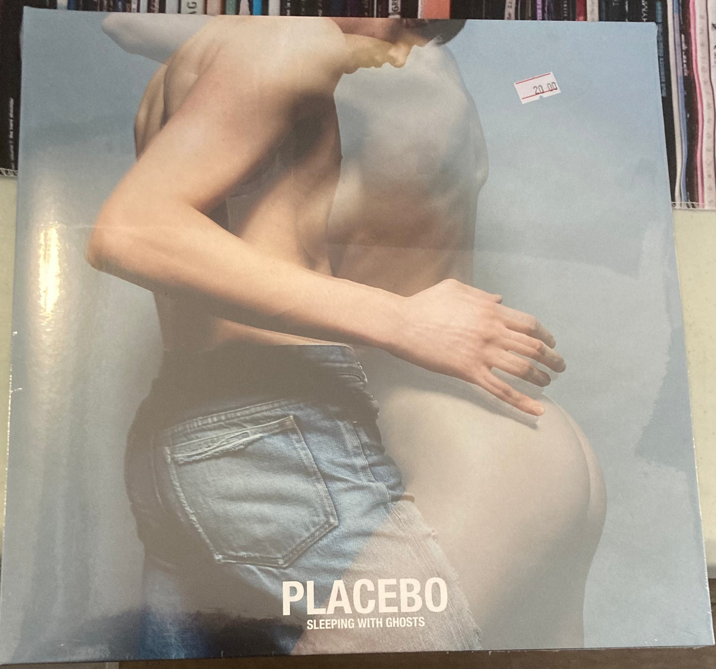 The front of 'Placebo - Sleeping with Ghosts' on vinyl