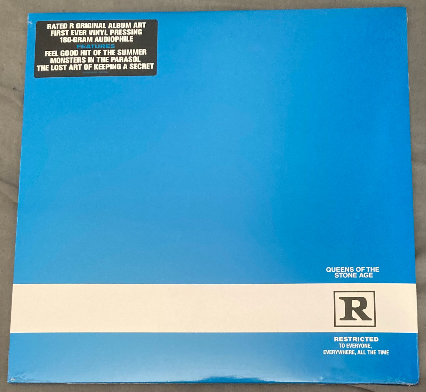 The Front of 'Queens of the Stone Age - Rated R' on vinyl