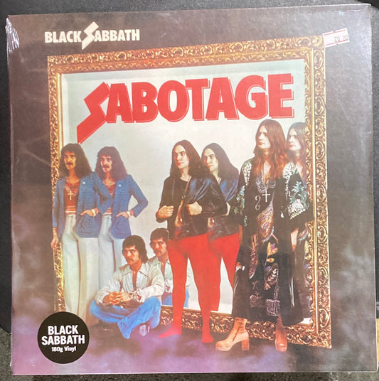 The front of 'Black Sabbath - Sabotage' on vinyl