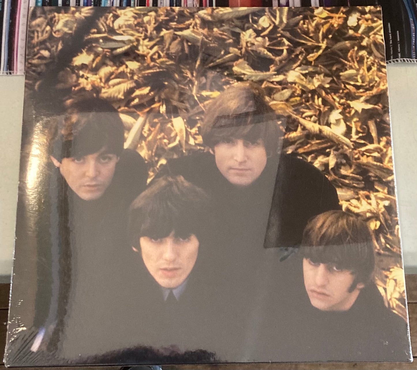 The back of 'The Beatles - Beatles for sale' on vinyl. It is brand new and sealed.