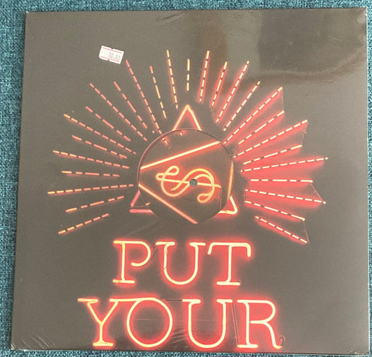 The front of 'Arcade Fire Put Your Money on Me' on vinyl