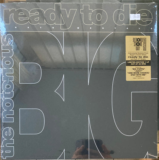 Benja Records | The Notorious B.I.G. Ready to Die Instrumentals Vinyl