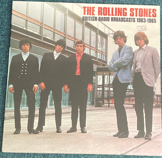 The front of 'The Rolling Stones - British Radio Broadcasts 1963-1965' on vinyl