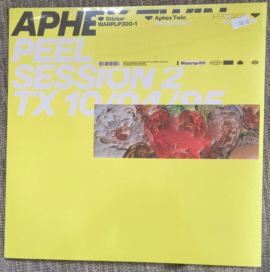 The front of 'Aphex Twin - WARPLP300-1' on vinyl
