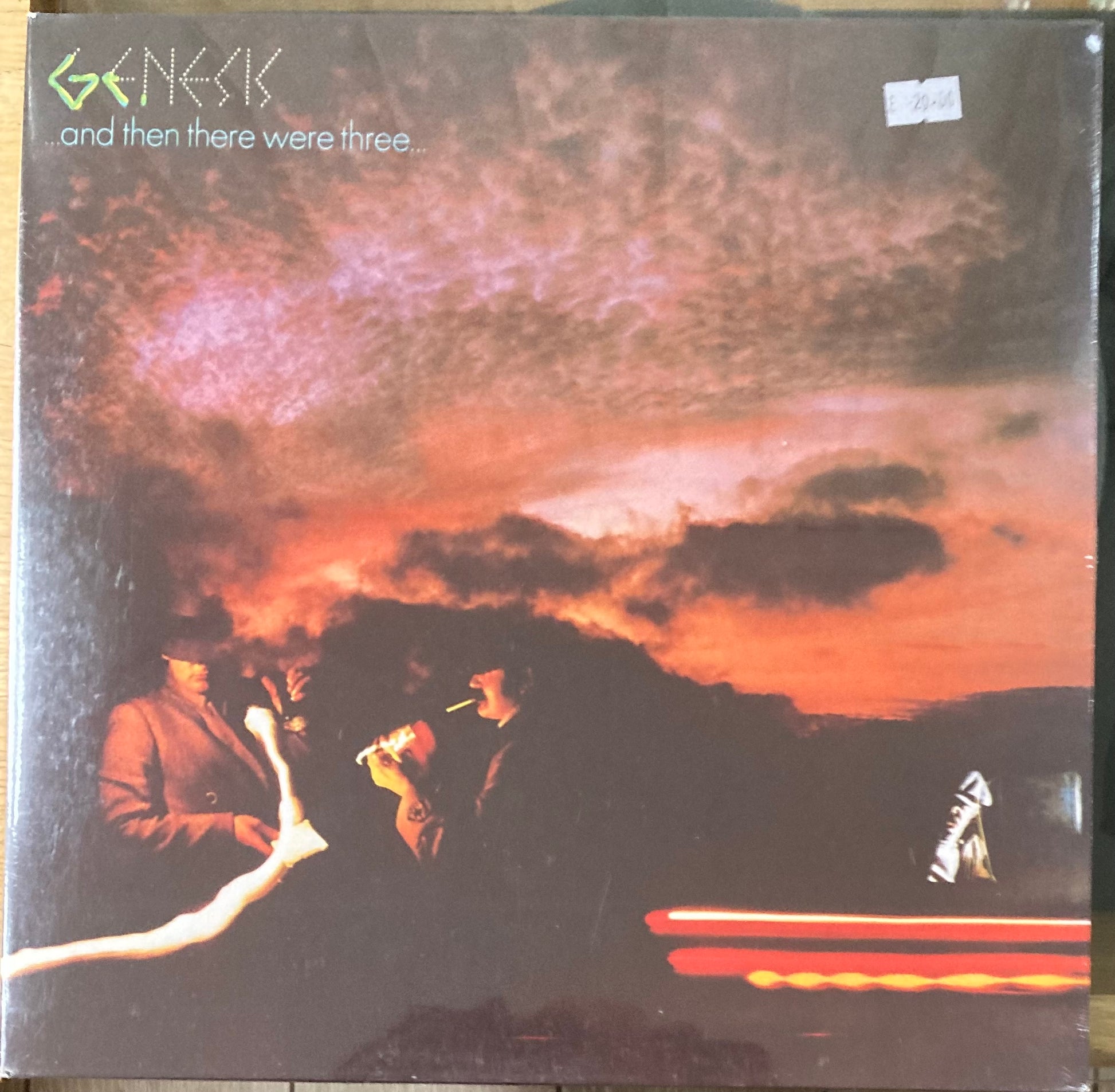 The front of ‘Genesis - …And Then There Were Three’ on vinyl