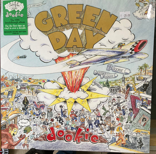 The front of ‘Green Day Dookie’ on vinyl