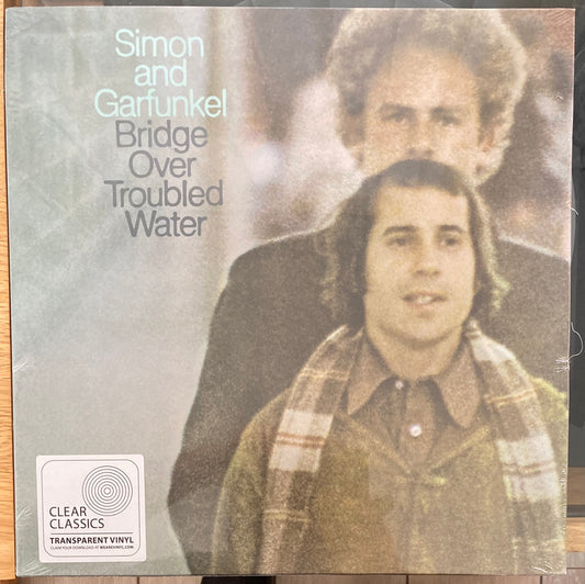 The front of ‘Simon and Garfunkel Bridge Over Troubled Water’ on vinyl (front)