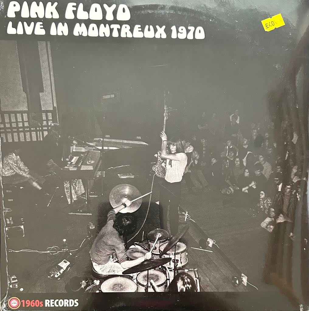 The front of 'Pink Floyd - Live in Montreaux 1970' on vinyl
