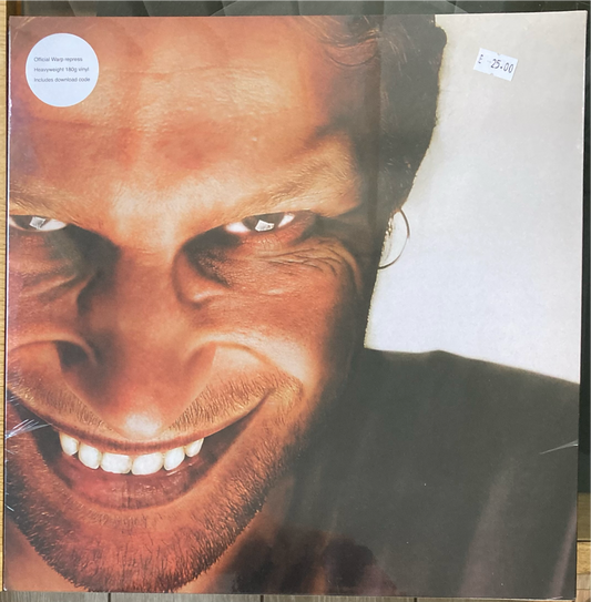 The front of 'Aphex Twin - Richard D. James Album' on vinyl.