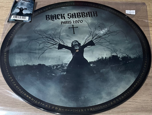 The front of 'Black Sabbath Paris 1970' on vinyl