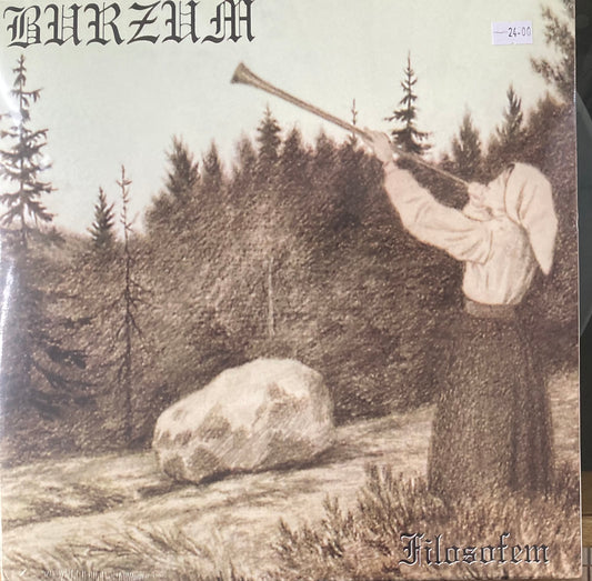 The front of 'Burzum Filosofem' on vinyl