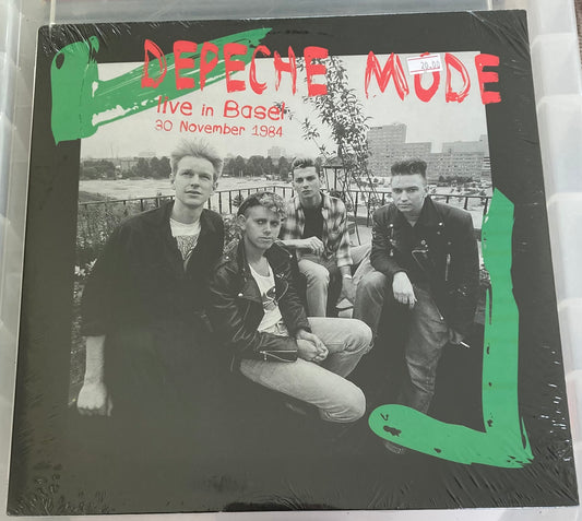 The front of 'Depeche Mode Live in Basel 30 November 1984' on vinyl