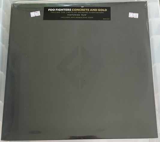 The front of 'Foo Fighters Concrete and Gold' on vinyl