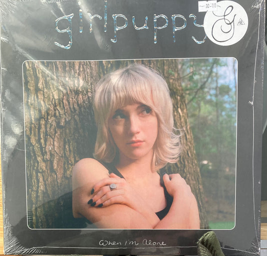 The front of 'Girlpuppy When I’m Alone' on vinyl
