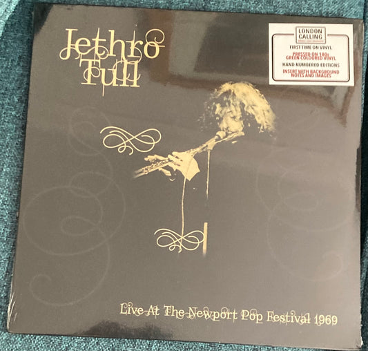 The front of 'Jethro Tull Live at the Newport Pop Festival 1969' on vinyl