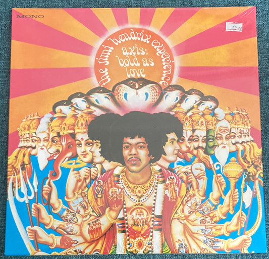 The front of 'Jimi Hendrix Axis: Bold as Love' on vinyl