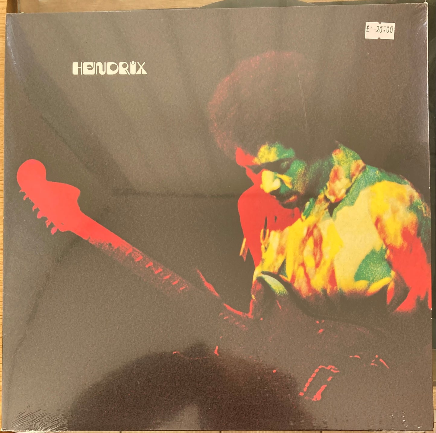 The front of 'Jimi Hendrix Band of Gypsys' on vinyl