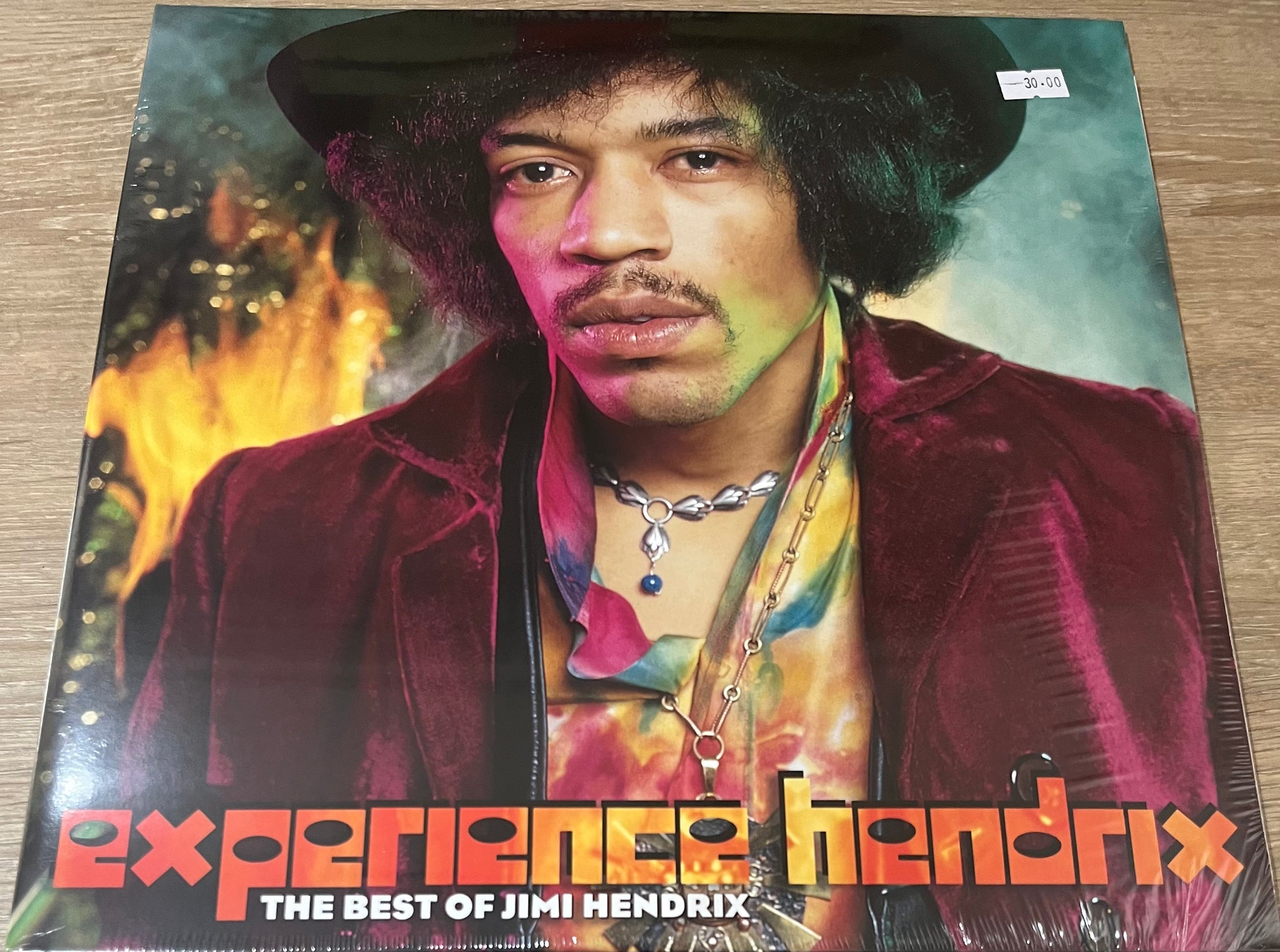 The front of 'Jimi Hendrix Experience' on vinyl