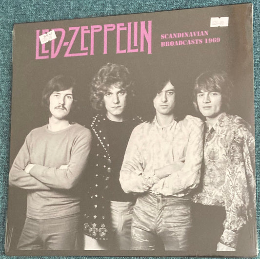The front of 'Led Zeppelin Scandinavian Broadcasts 1969' on vinyl