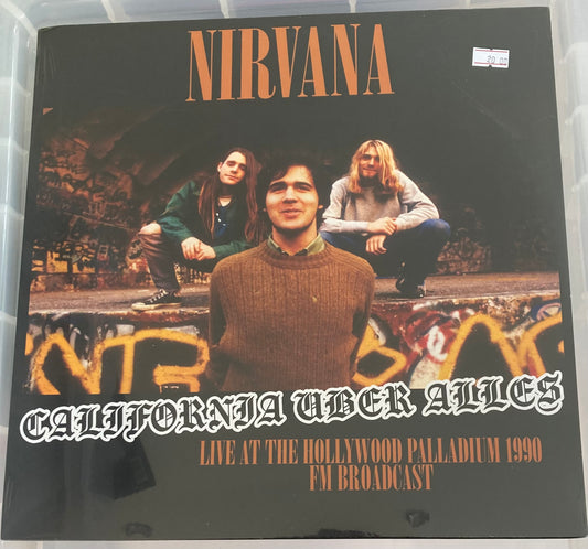 The front of 'Nirvana California Über Alles' on vinyl