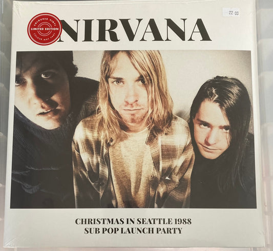 The front of 'Nirvana Christmas in Seattle 1988' on vinyl