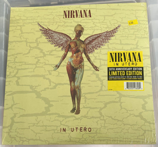 The front of 'Nirvana In Utero' on vinyl.