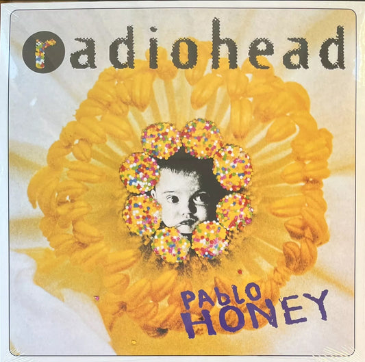 The front of 'Radiohead Pablo Honey' on vinyl