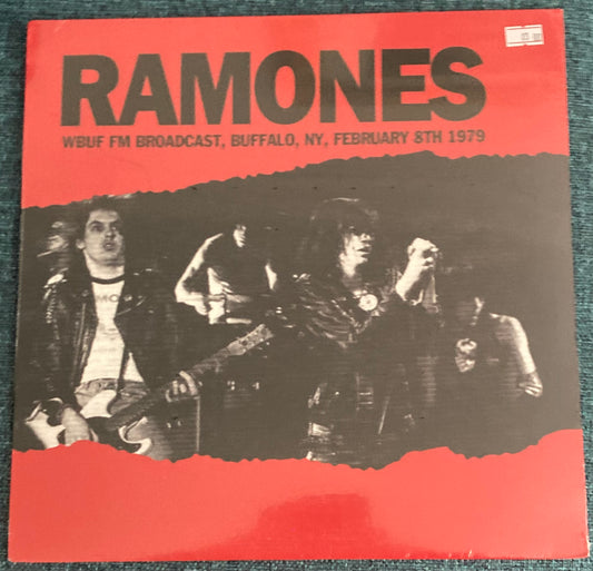 The front of 'Ramones - WBUF FM Broadcast 1979' on vinyl