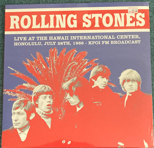 The front of 'Rolling Stones - Live Honolulu 1966' on vinyl