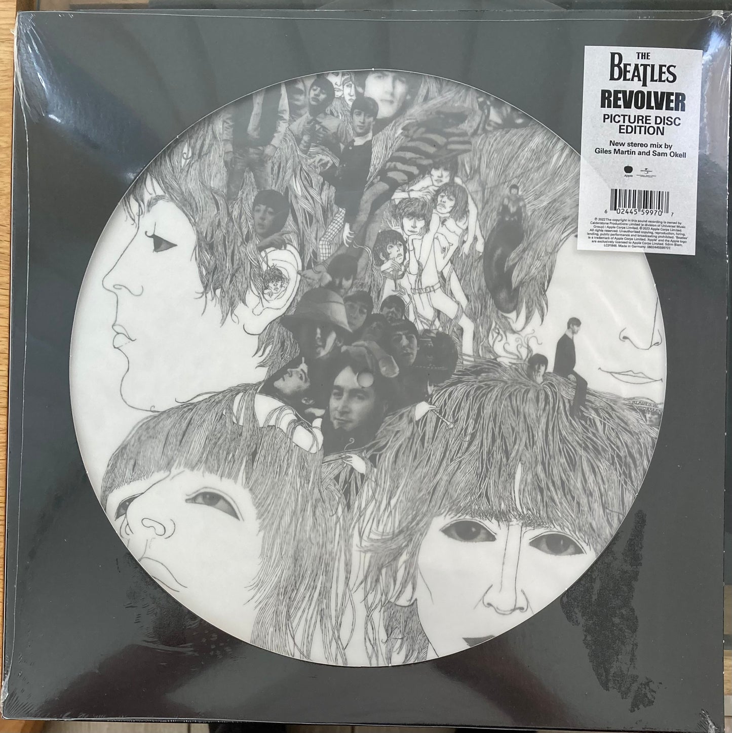 The front of 'The Beatles Revolver' on vinyl