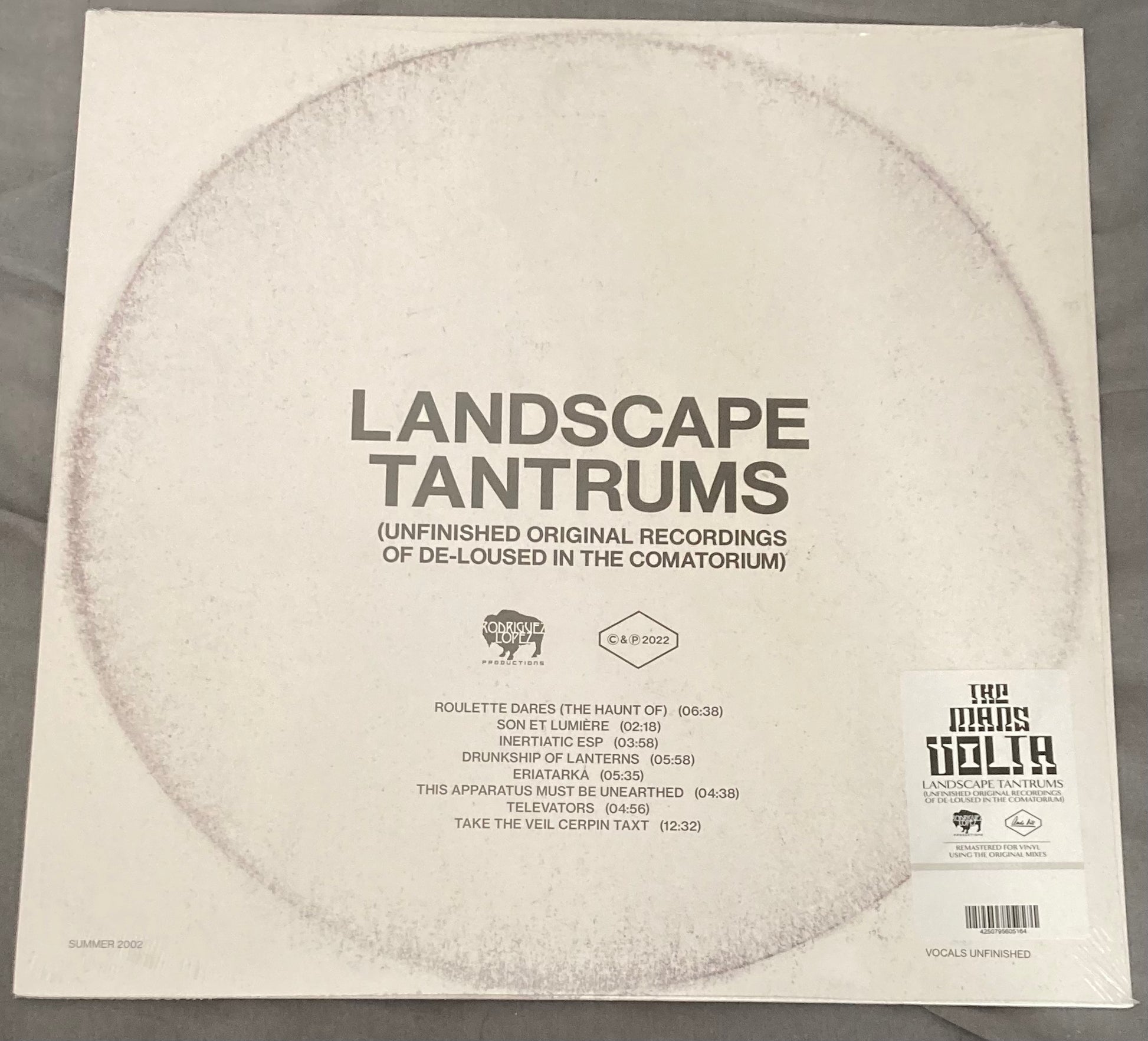 The front of 'The Mars Volta - Landscape Tantrums' on vinyl