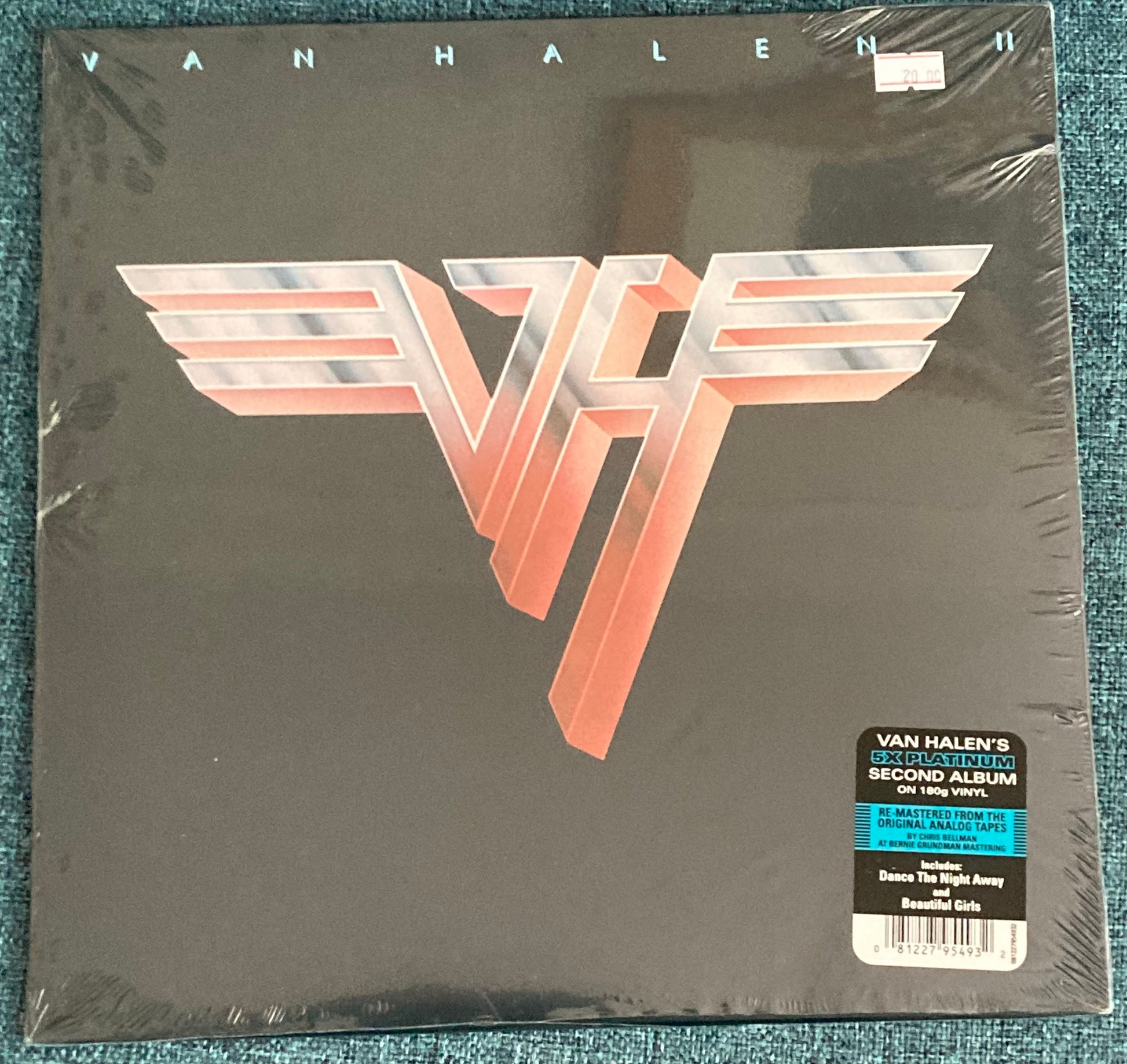 The front of 'Van Halen - Van Halen II' on vinyl