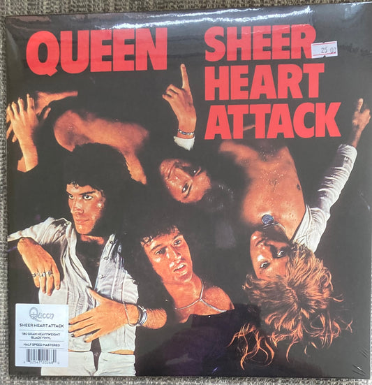 The front of 'Queen - Sheer Heart Attack' on vinyl. It is brand new and sealed.