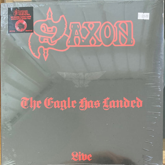 The front of ‘Saxon - The Eagle has Landed’ on vinyl