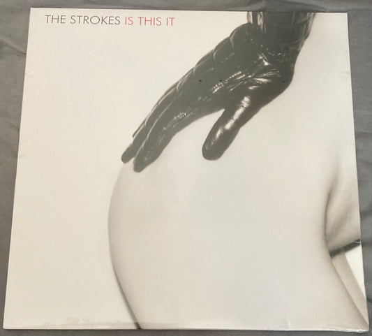 The front of 'The Strokes - Is this It?' on vinyl