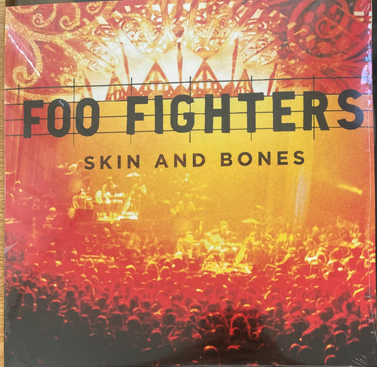 The front of ‘Foo Fighters - Skin and Bones’ on vinyl