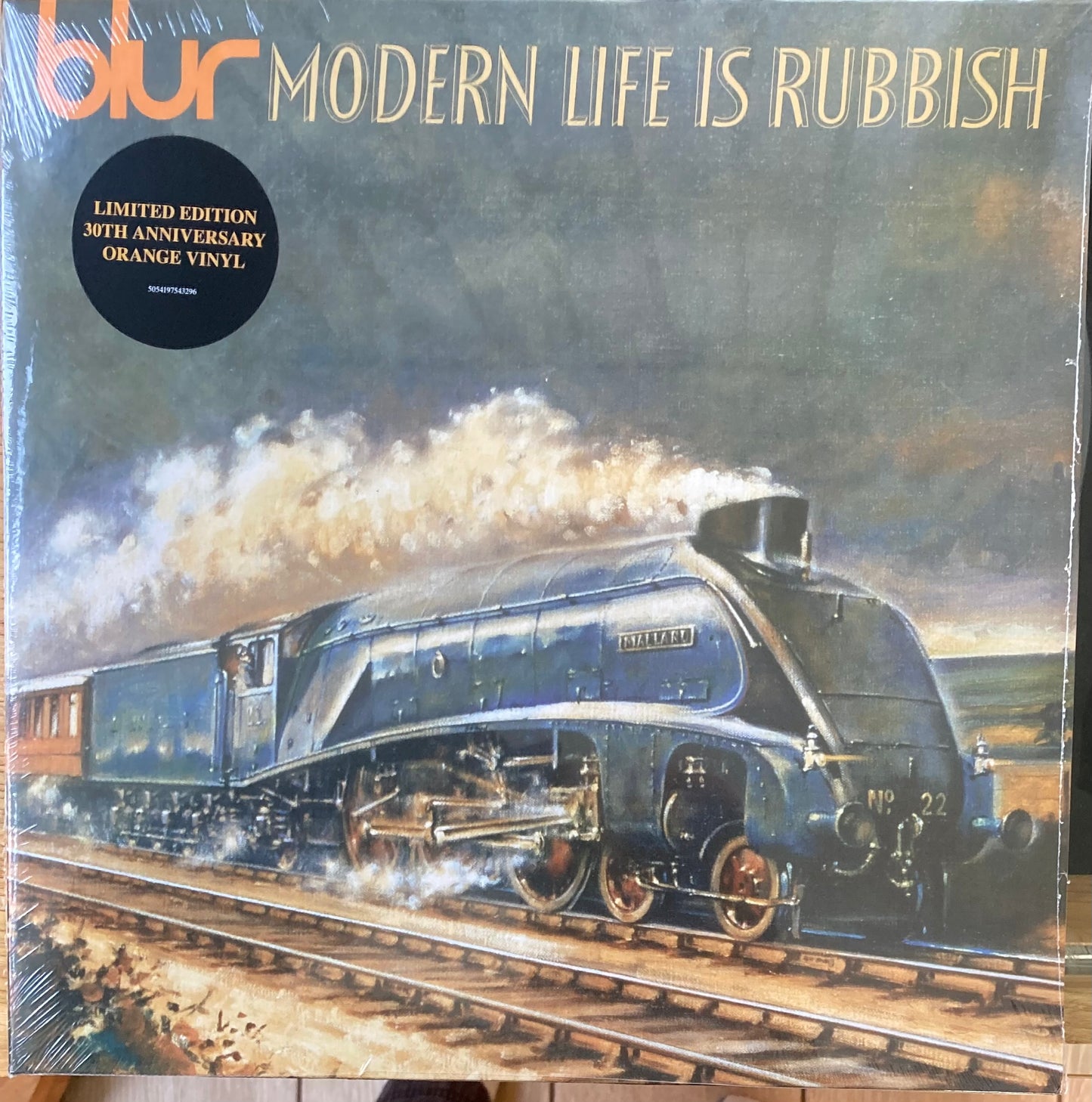 The front of ‘Blur Modern Life is Rubbish’ on vinyl