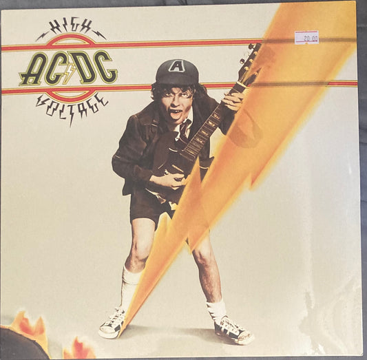 The front of 'AC/DC High Voltage' on vinyl