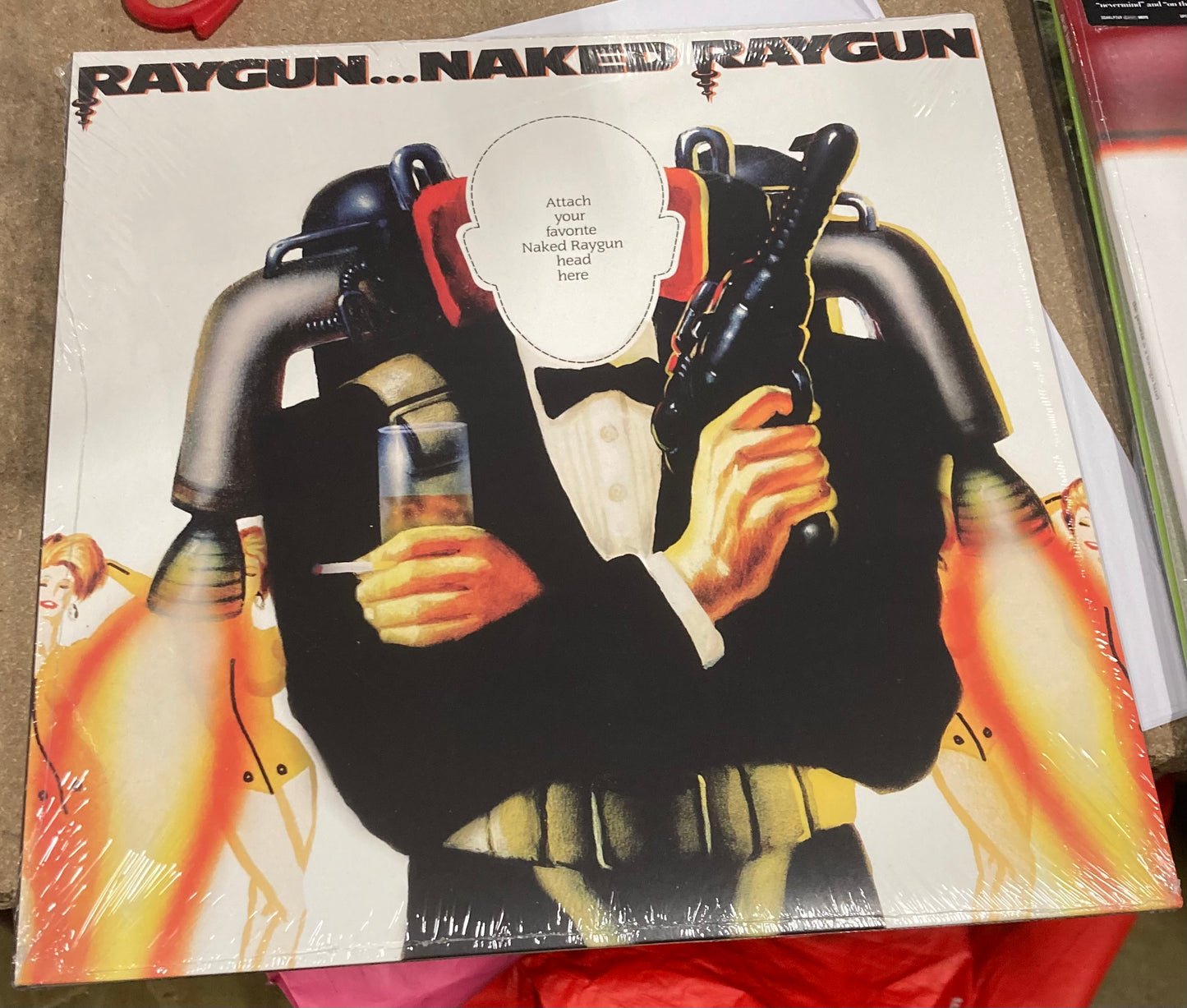The Front of 'Naked Raygun - Raygun Naked Raygun' on vinyl