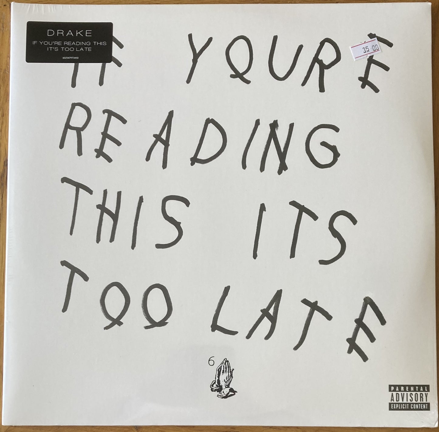 Benja Records | Drake If You're Reading this It's Too Late Vinyl