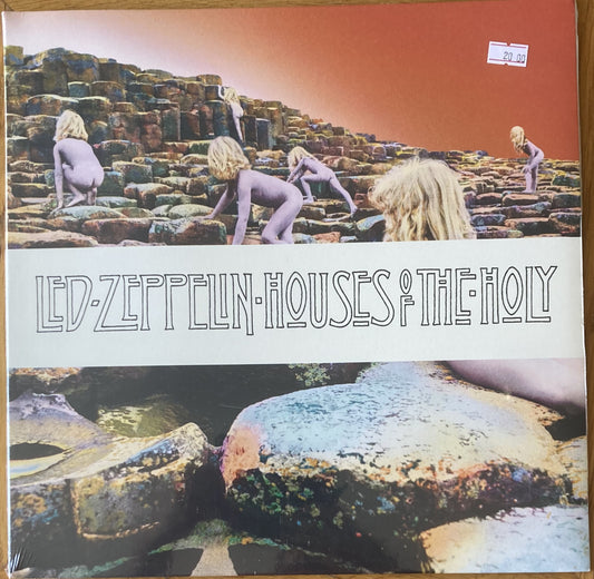 The front of 'Led Zeppelin - Houses of the Holy' on vinyl