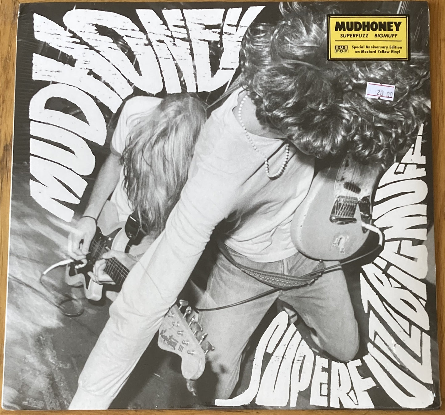 The front of 'Mudhoney - Superfuzz Bigmuff' on vinyl
