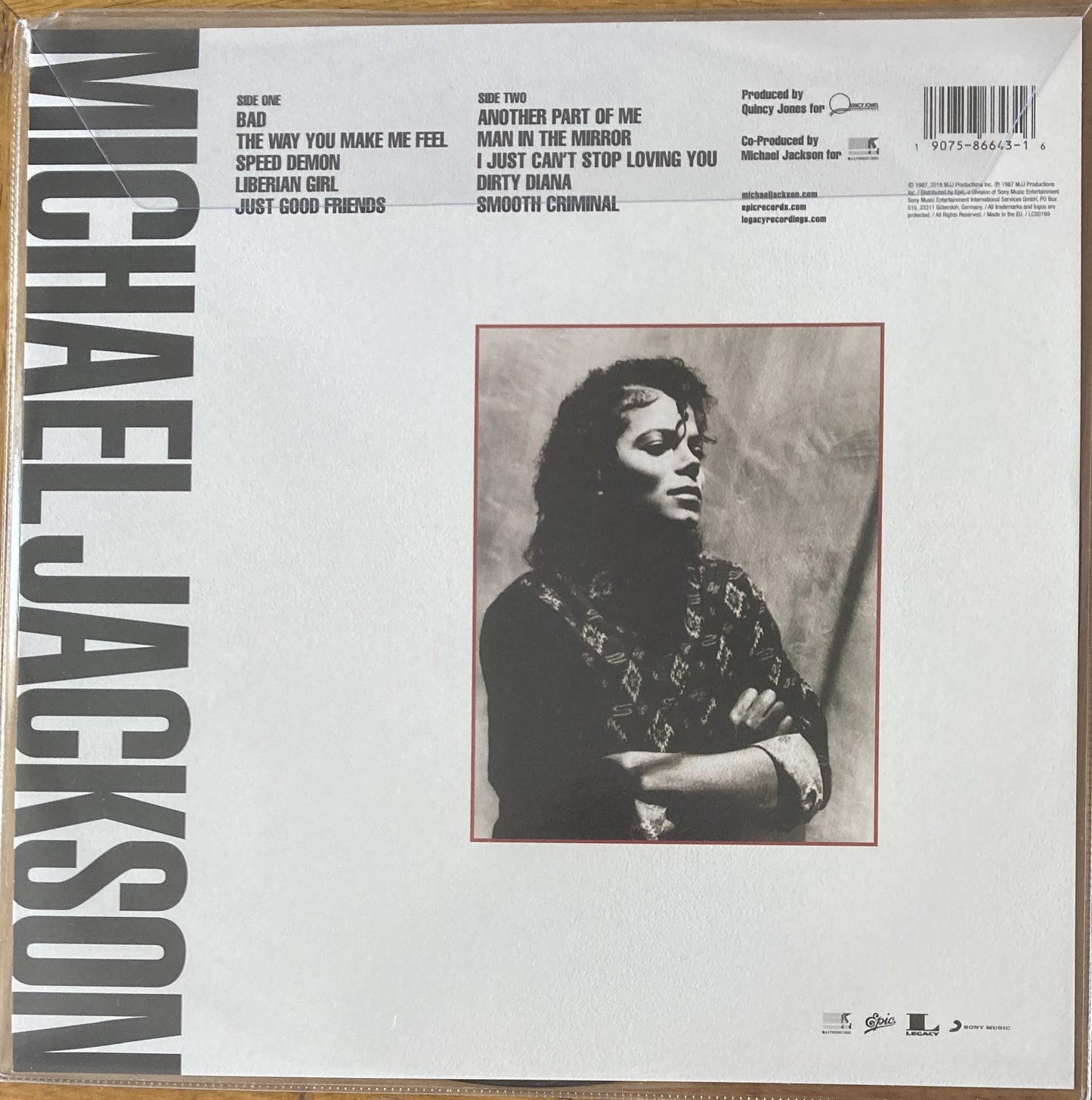 Benja Records | Michael Jackson Bad Picture disc vinyl
