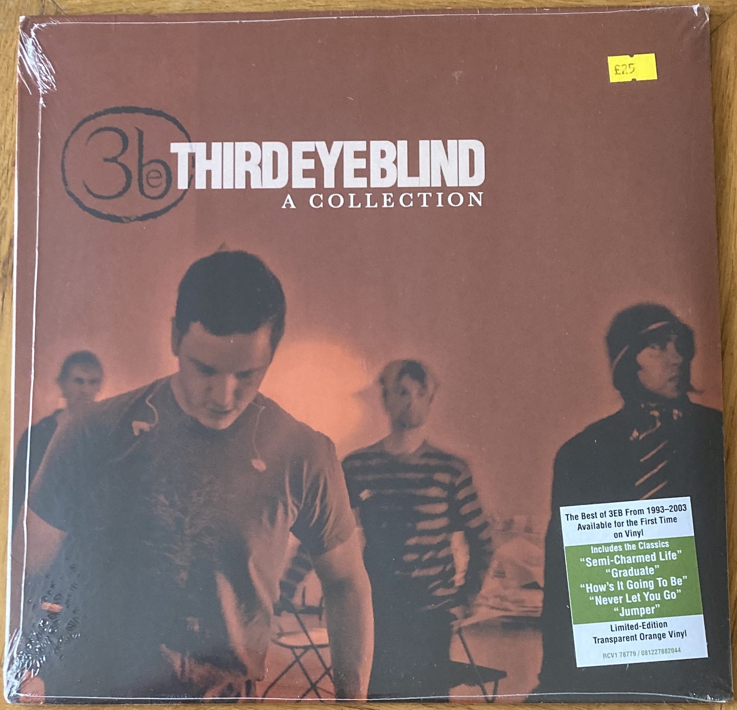 The front of 'Third Eye Blind - A Collection' on vinyl