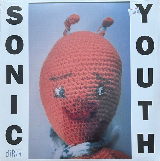 The front of 'Sonic Youth - Dirty' on vinyl