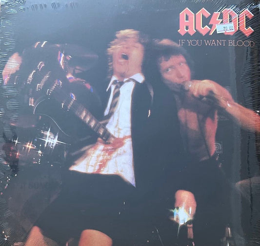 The front of 'AC/DC If You Want Blood' on vinyl