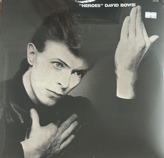 The front of 'David Bowie - Heroes' on vinyl