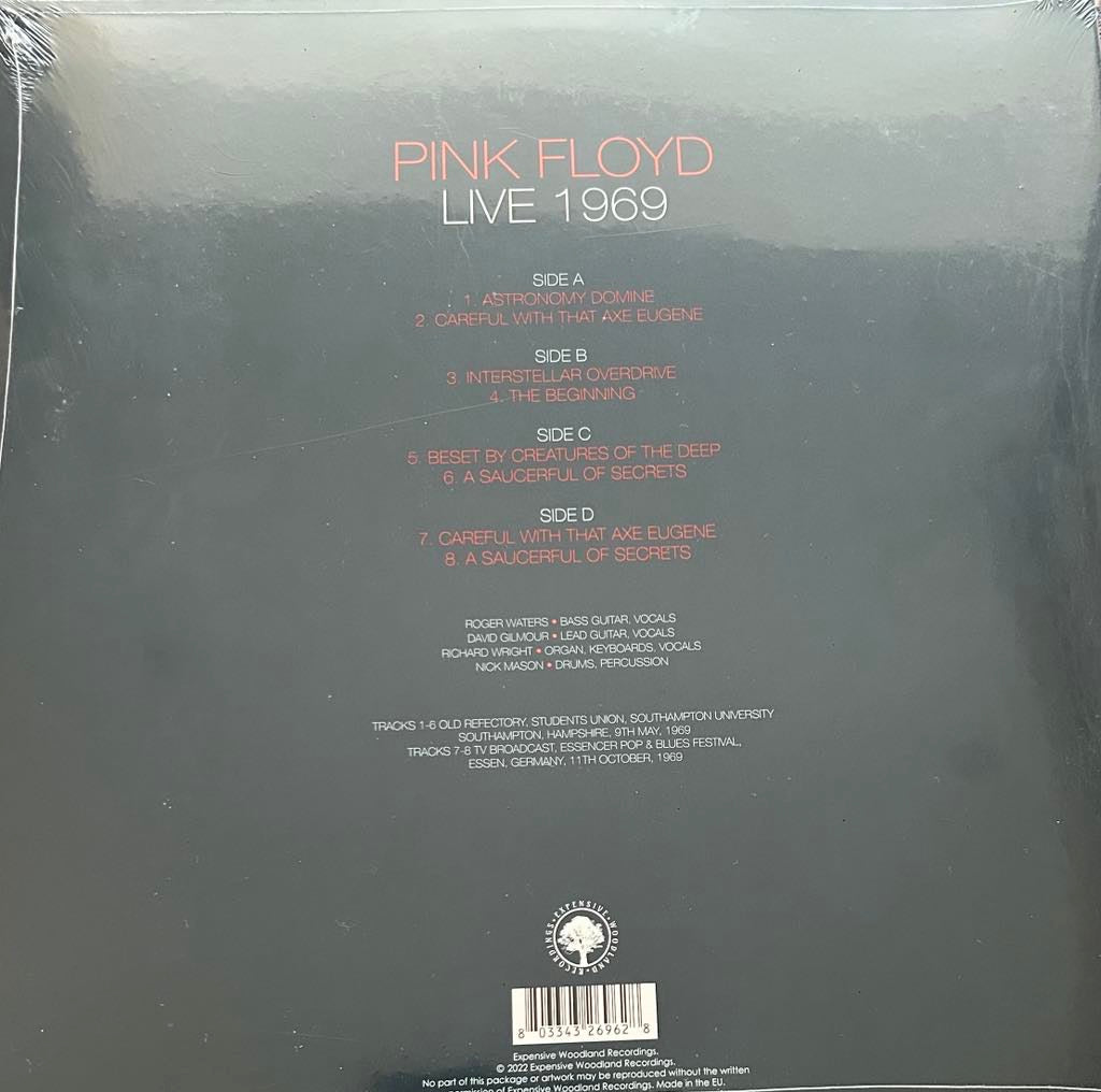 Benja Records | Pink Floyd Live 1969 Vinyl Record LP Album