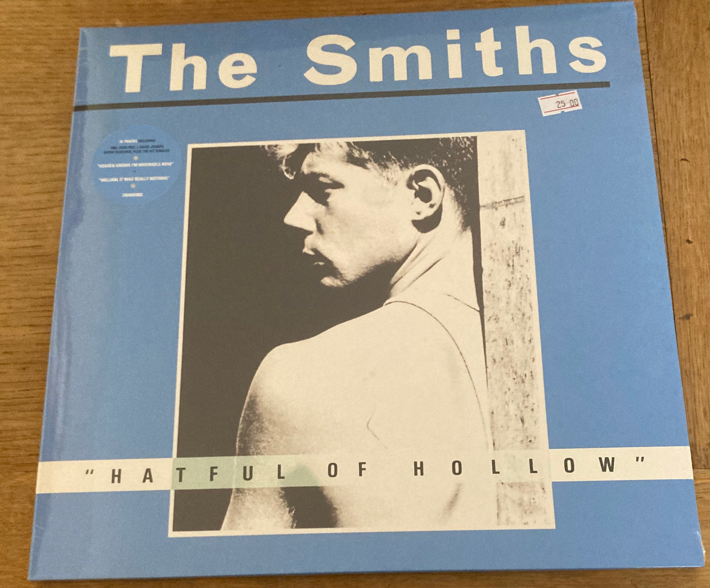 The front of 'the Smiths - Hatfull of Hollow' on vinyl